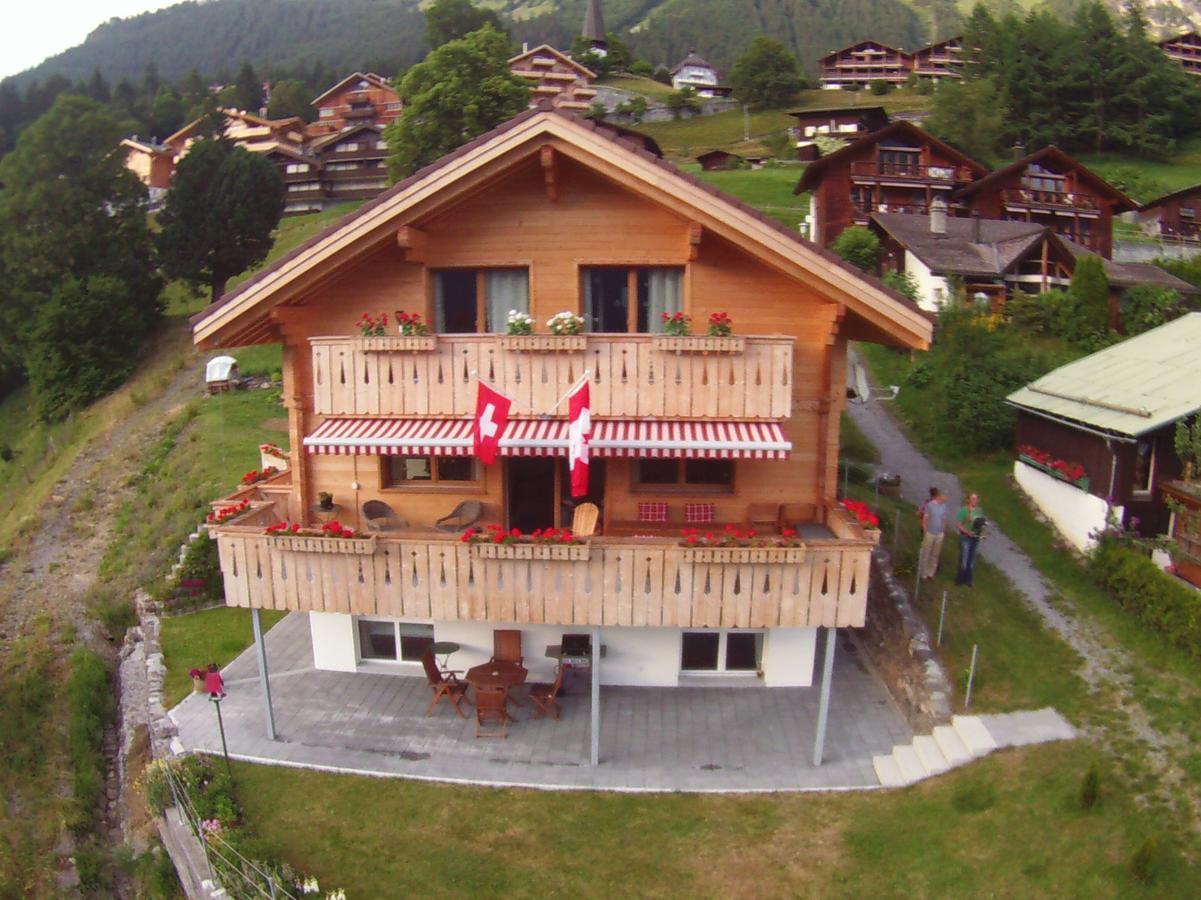 Chalet Canadian Corner Wengen Exteriör bild