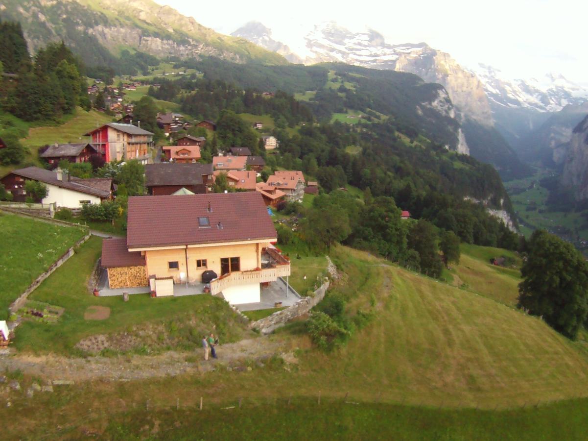 Chalet Canadian Corner Wengen Exteriör bild